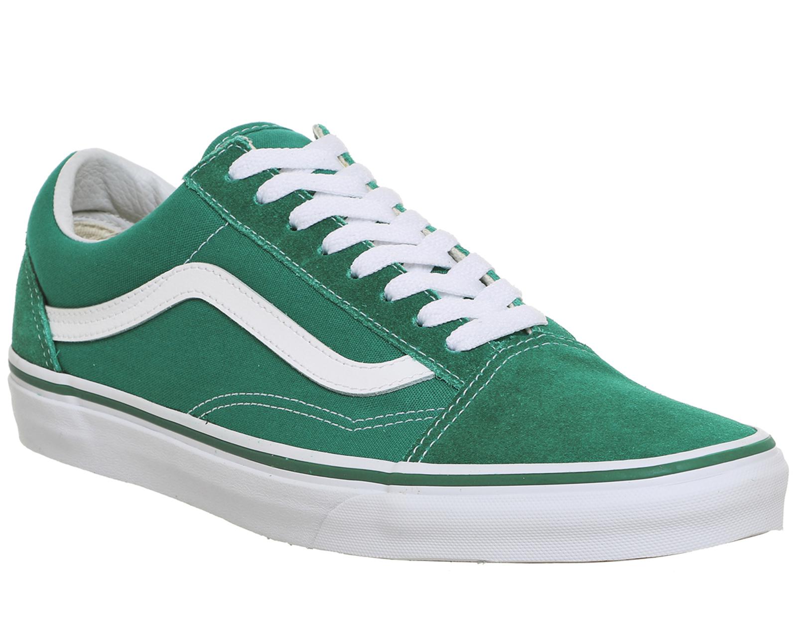 Vans Canvas Old Skool in Ultra Marine Green White (Green) for Men - Lyst