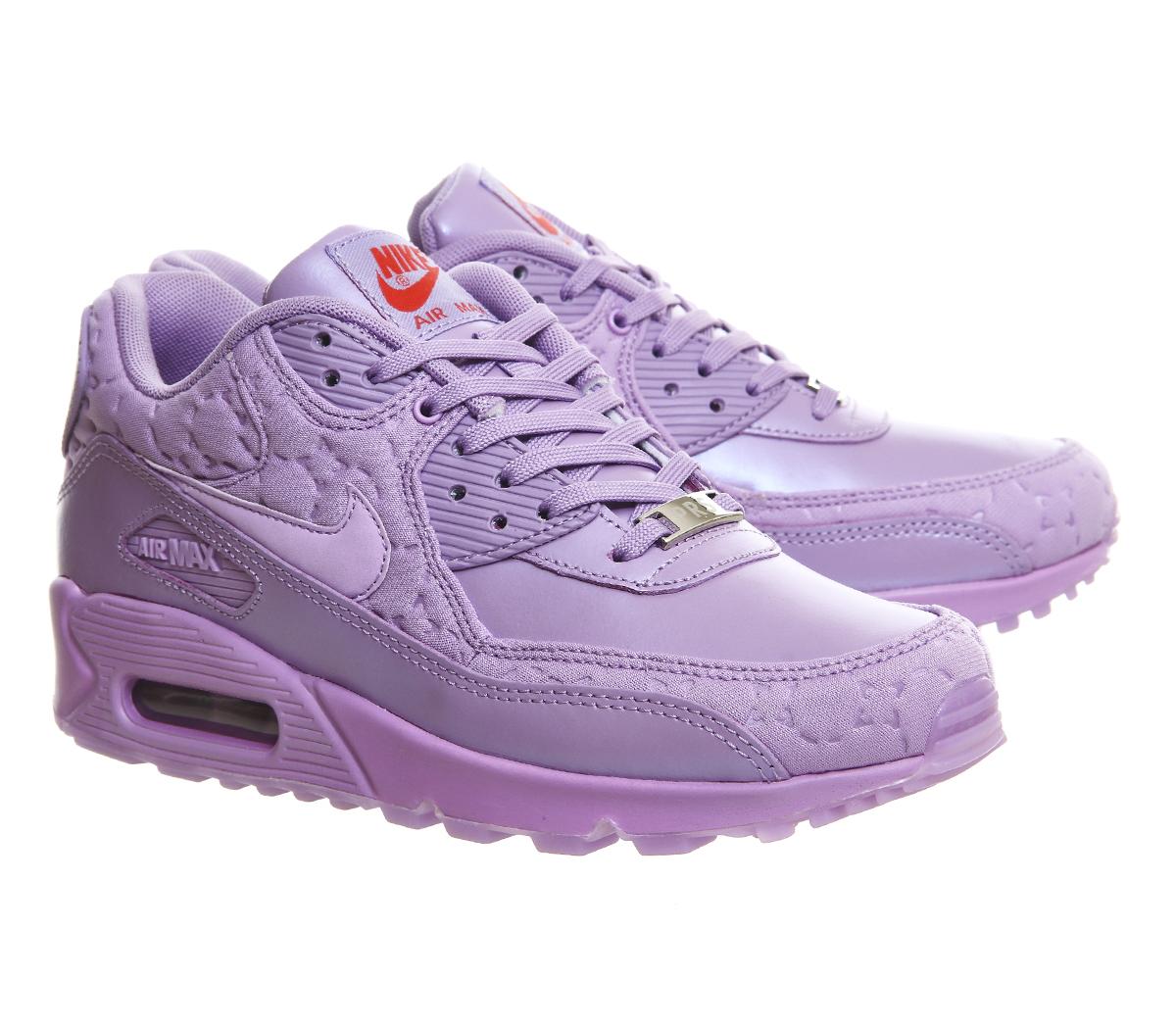 grey and purple air max 90
