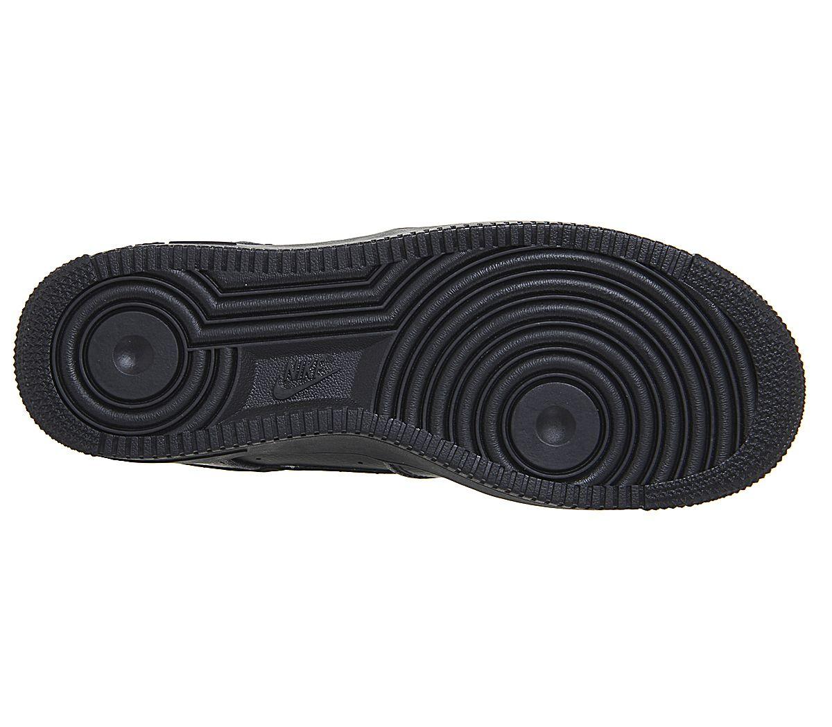nike air force 1 07 trainers black black white glitter