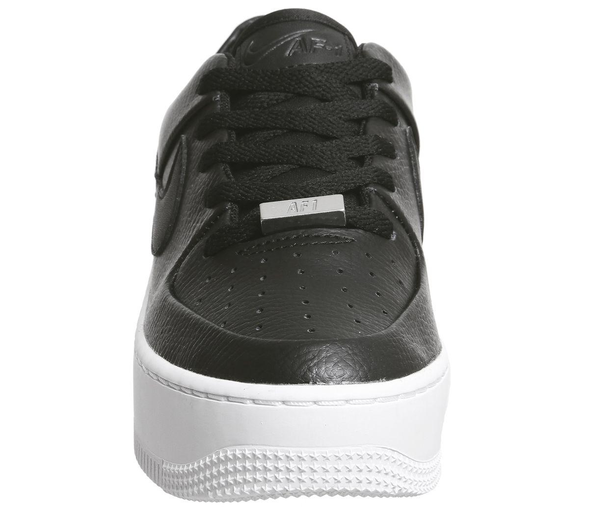 Nike Air Force 1 Sage Trainers in Black Black White (Black) - Save 20% - Lyst
