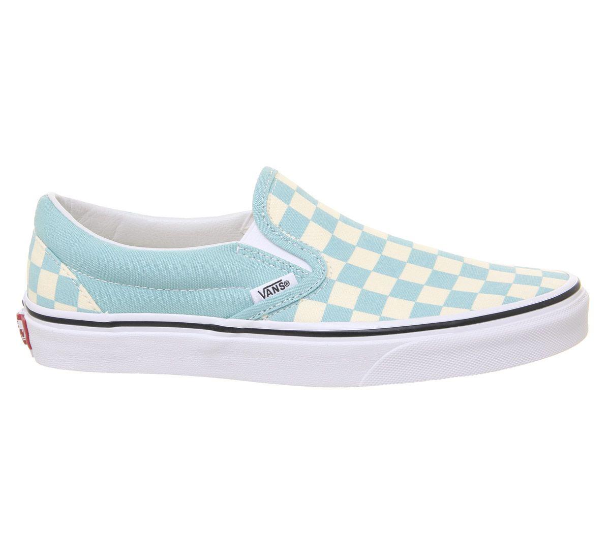 Vans Canvas Classic Slip Ons in Blue Lyst