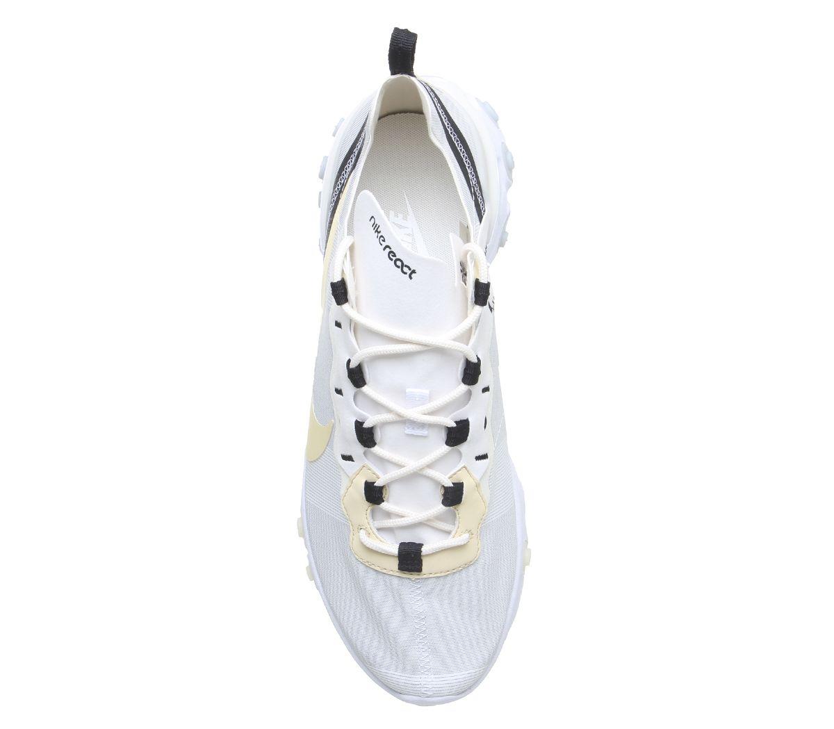 react element 55 white vanilla black  and  ivory