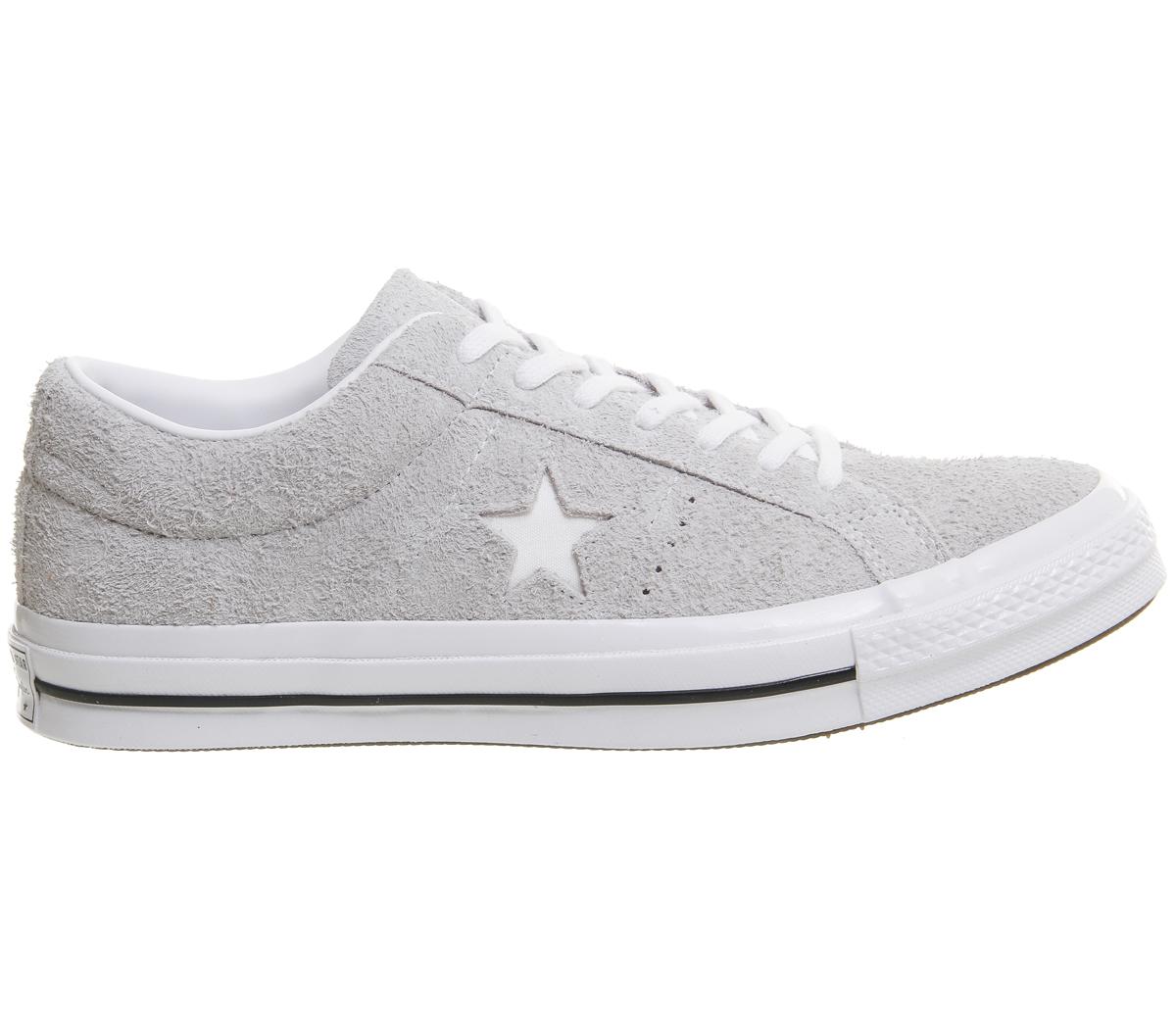 converse one star ash grey