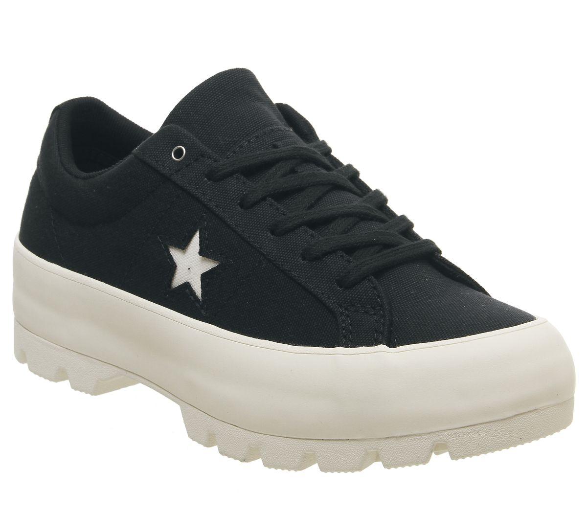 one star lugged ox sneakers