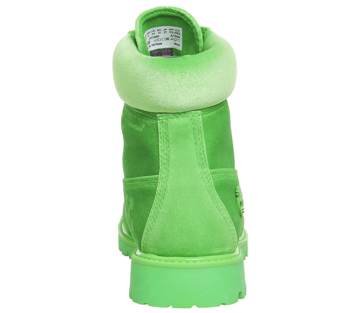 green off white timbs