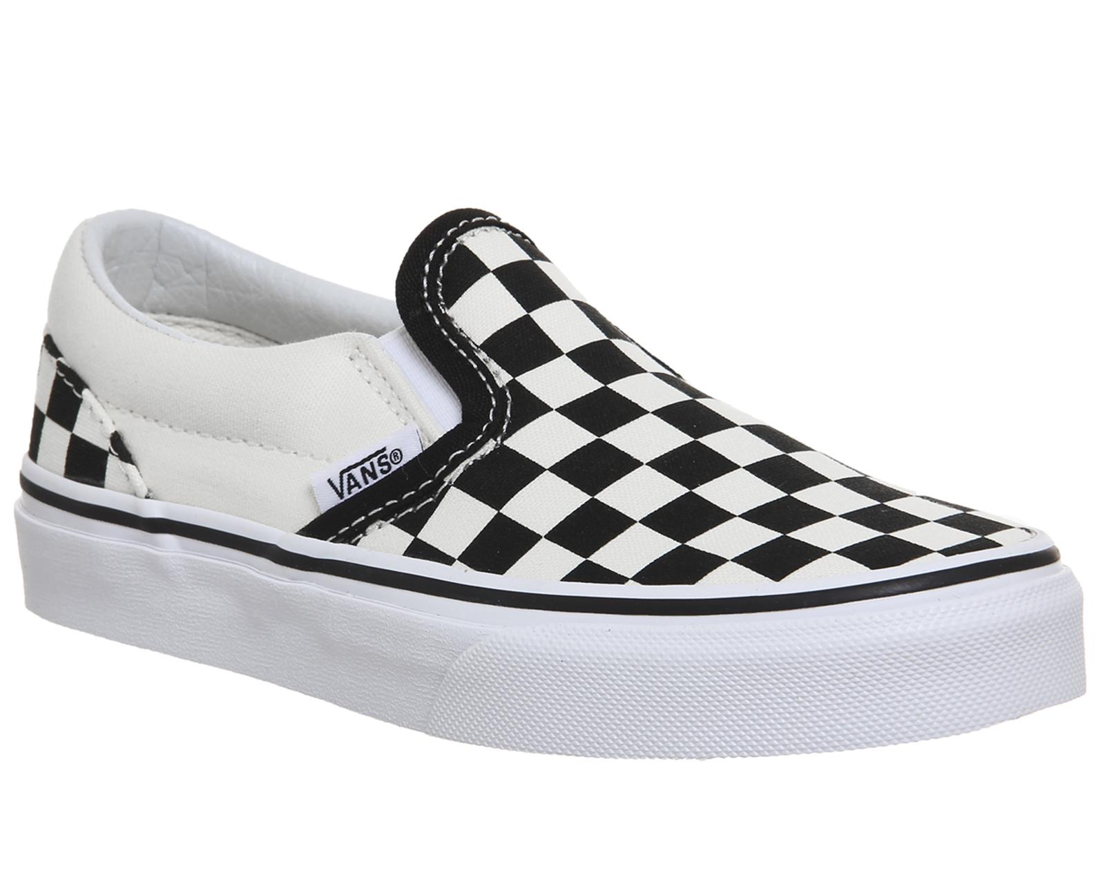 black vans platform slip on
