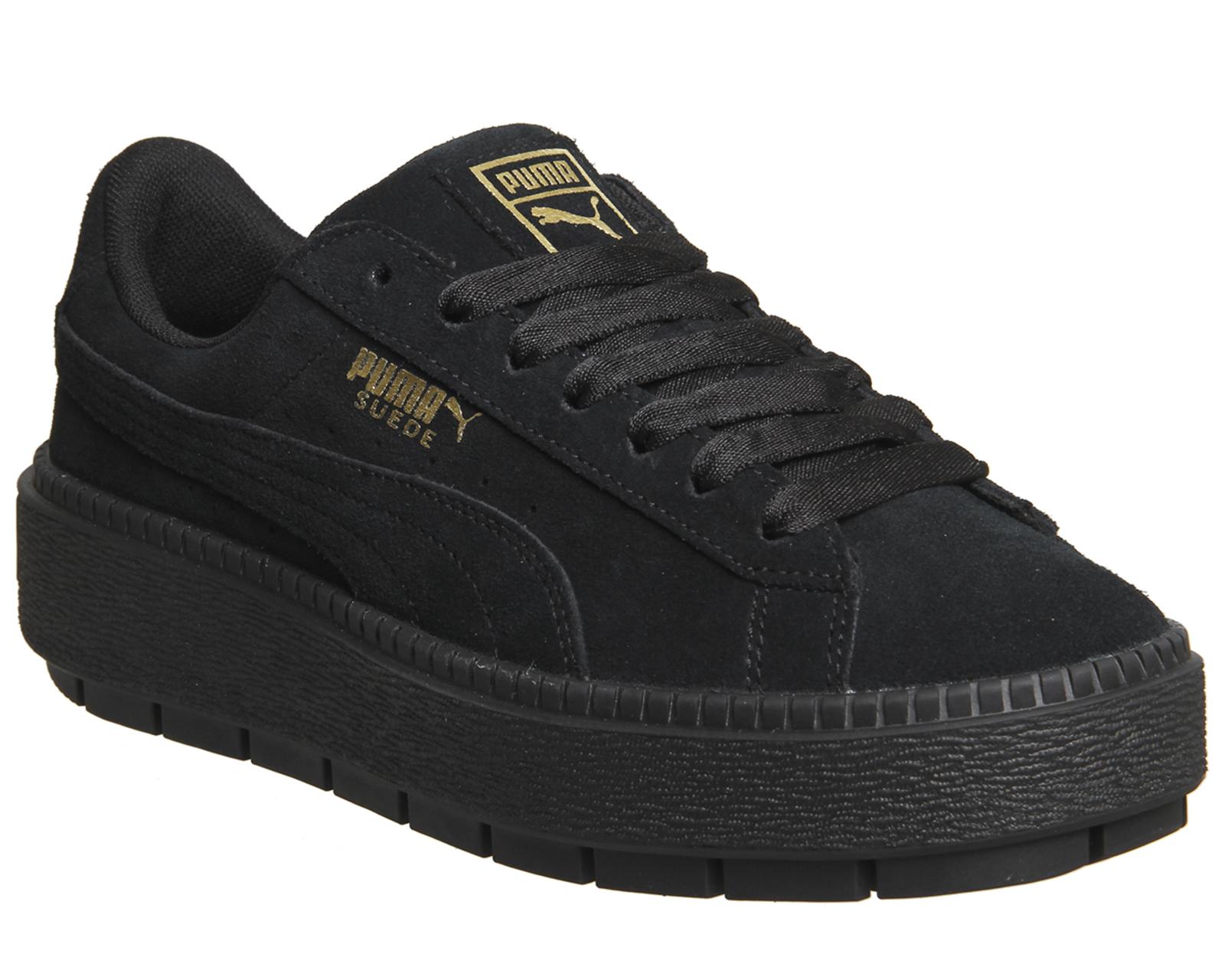 PUMA Suede Platform Trace Trainers in 