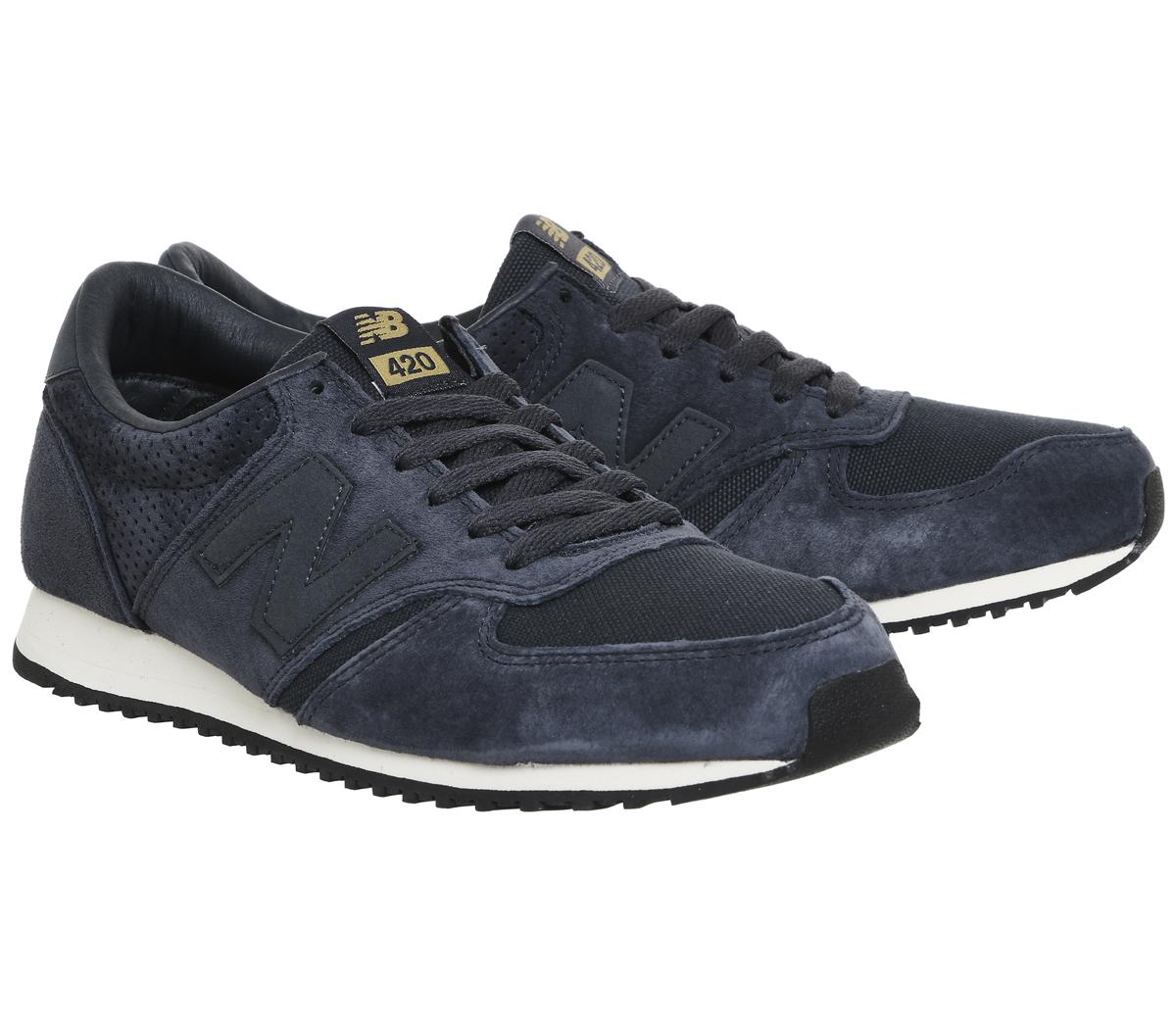 new balance u420 blue gold