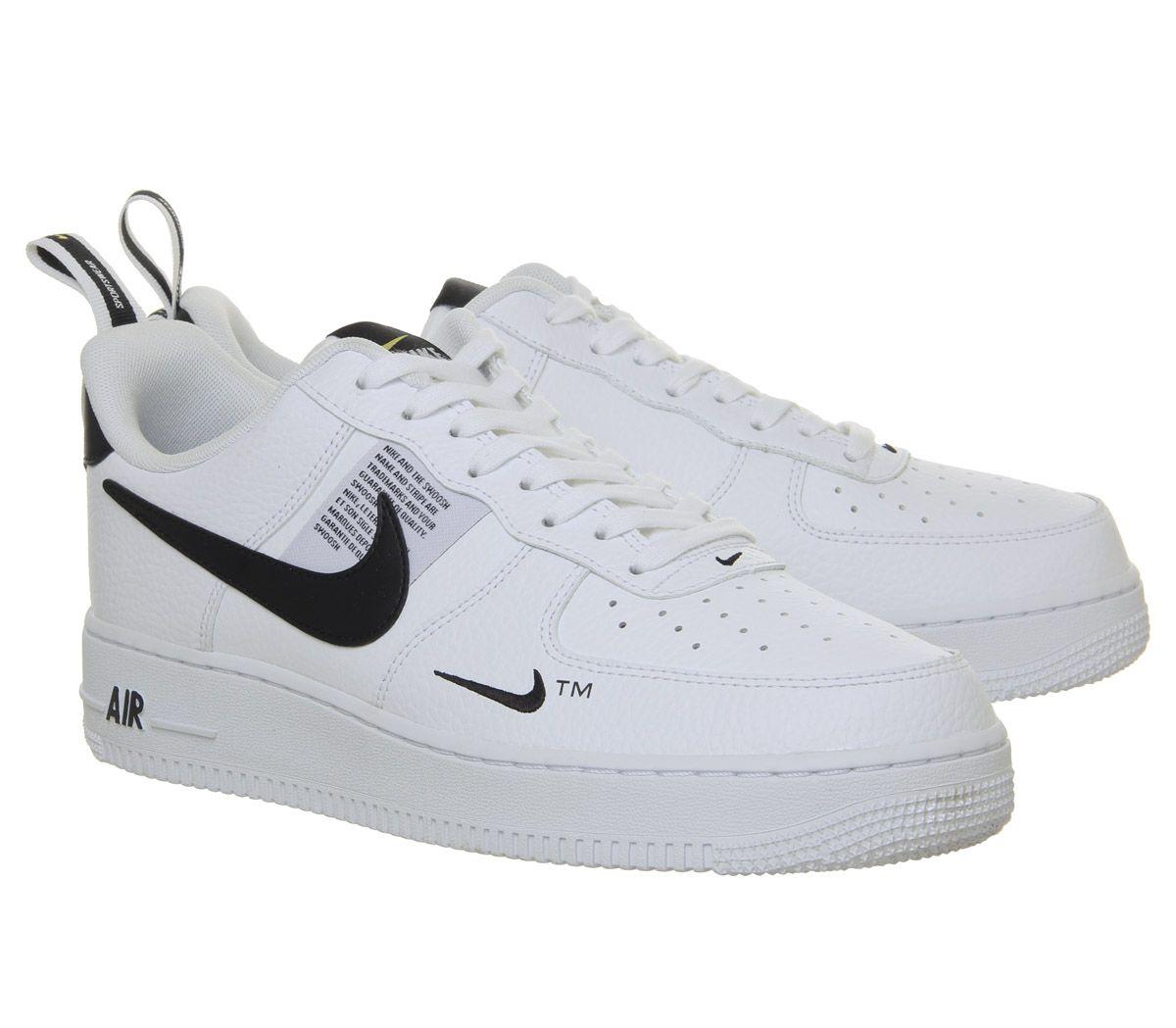 air force 1 utility trainers black white black tour yellow
