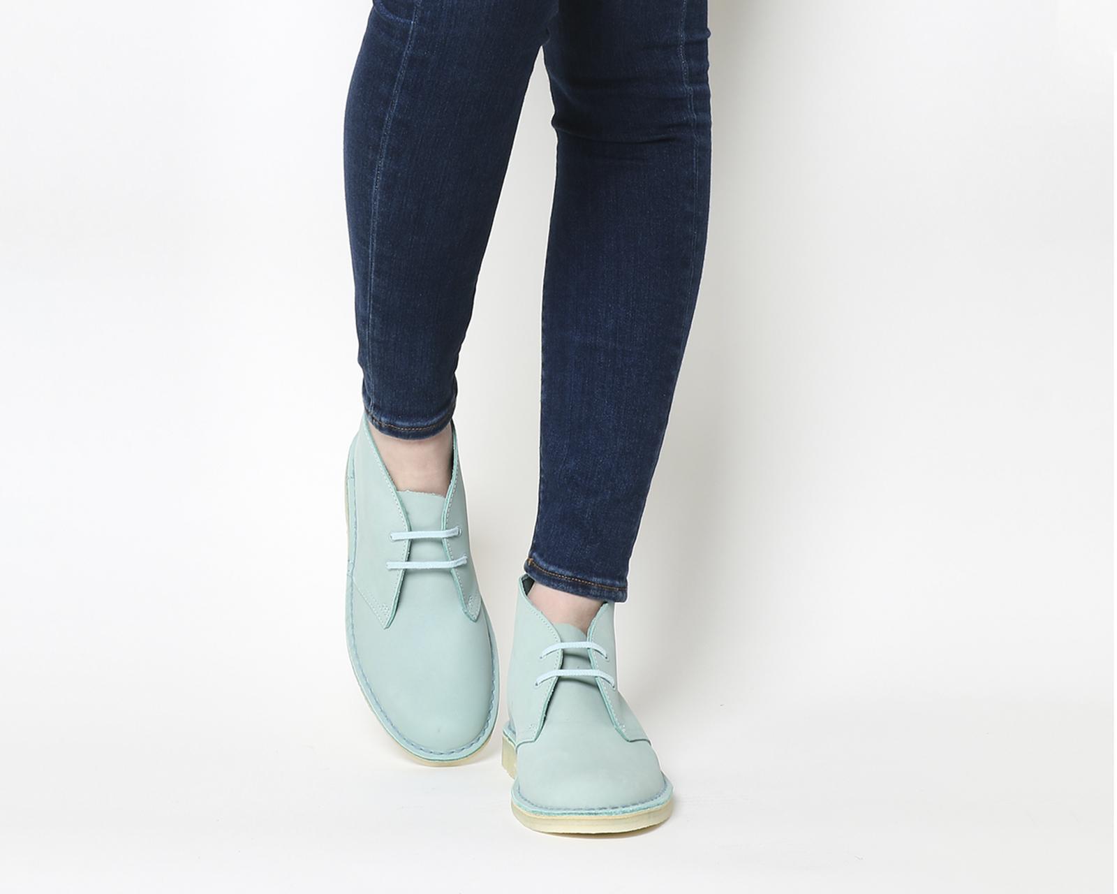 light blue clarks desert boots