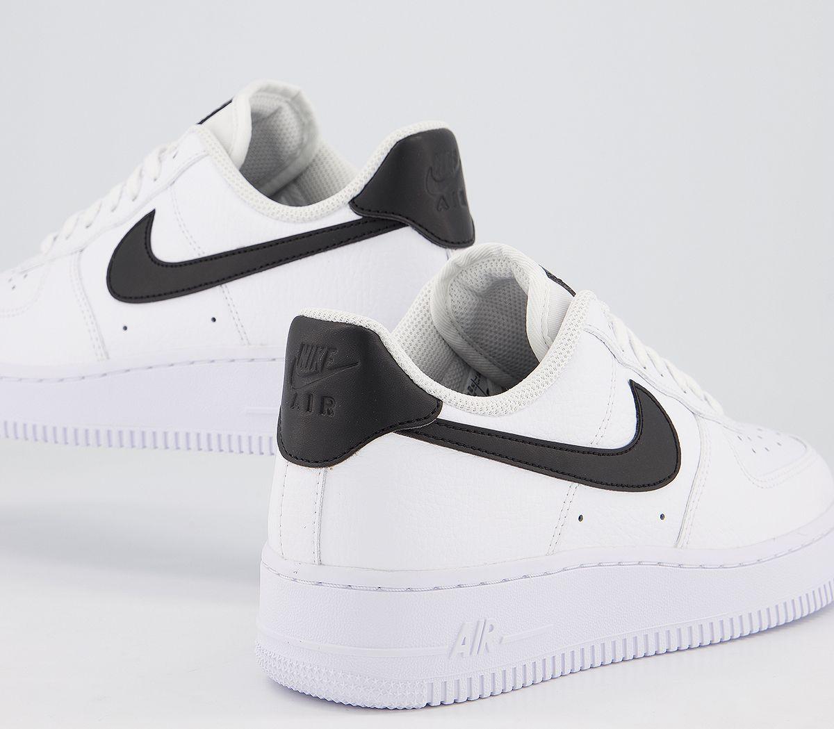 Nike Lace Air Force 1 '07 An20 Sneakers in White/Black/White (White) - Save 58% - Lyst