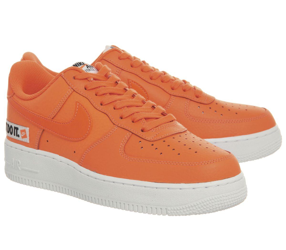 orange air force 1 mens