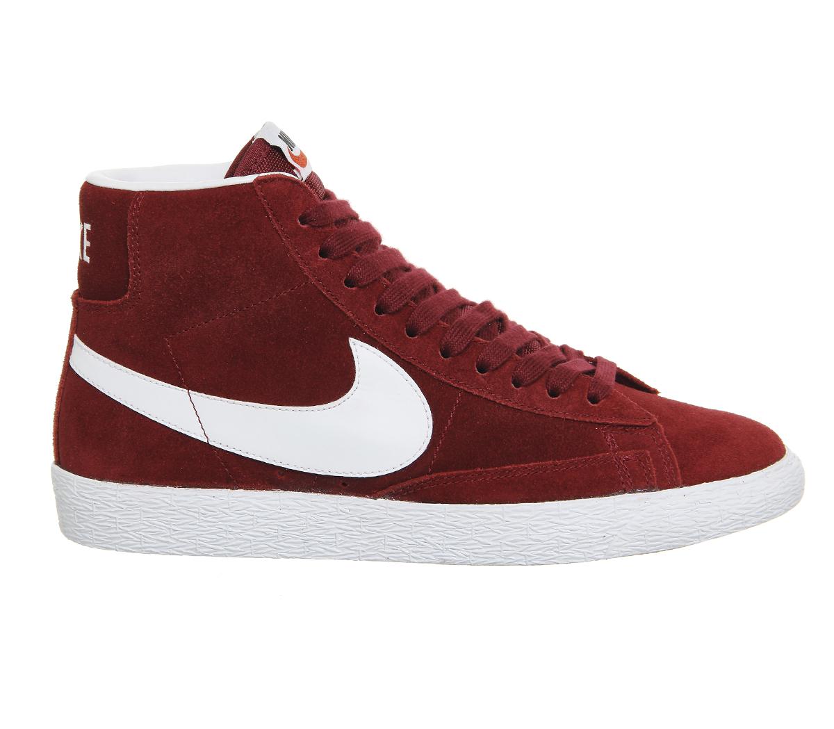 mens nike blazer red
