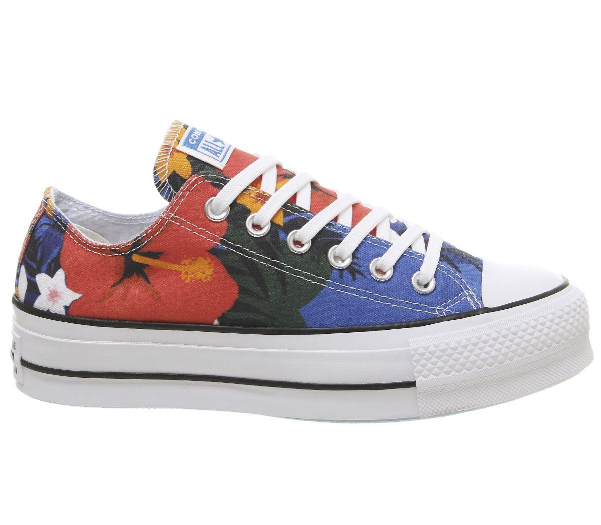 chuck taylor all star paradise prints lift low top