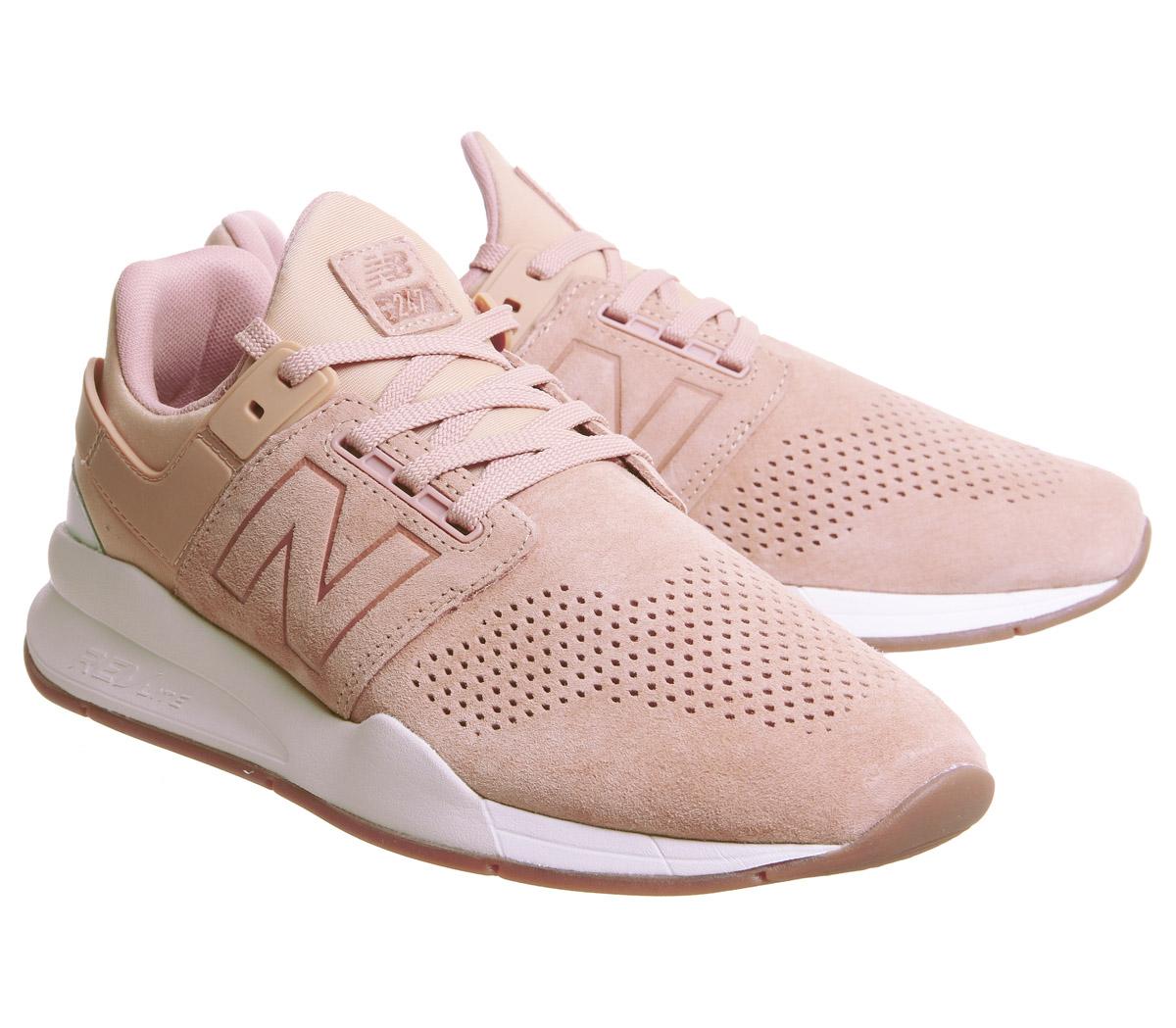 new balance 247v2 trainers marzipan white
