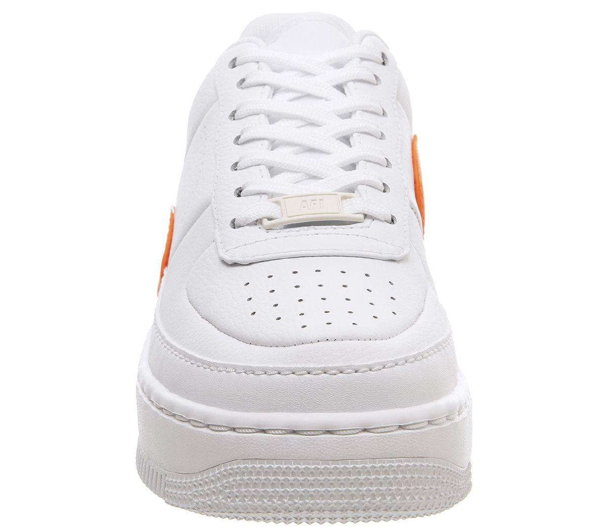 nike air force 1 jester trainers white hyper crimson