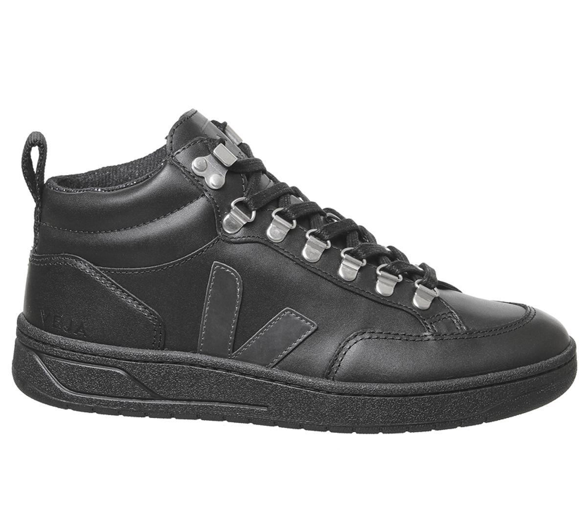 roraima leather black grafite black sole
