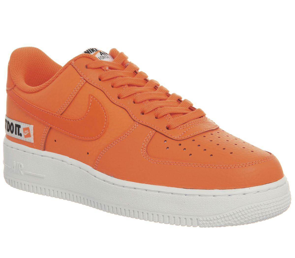 orange air force 1 mens