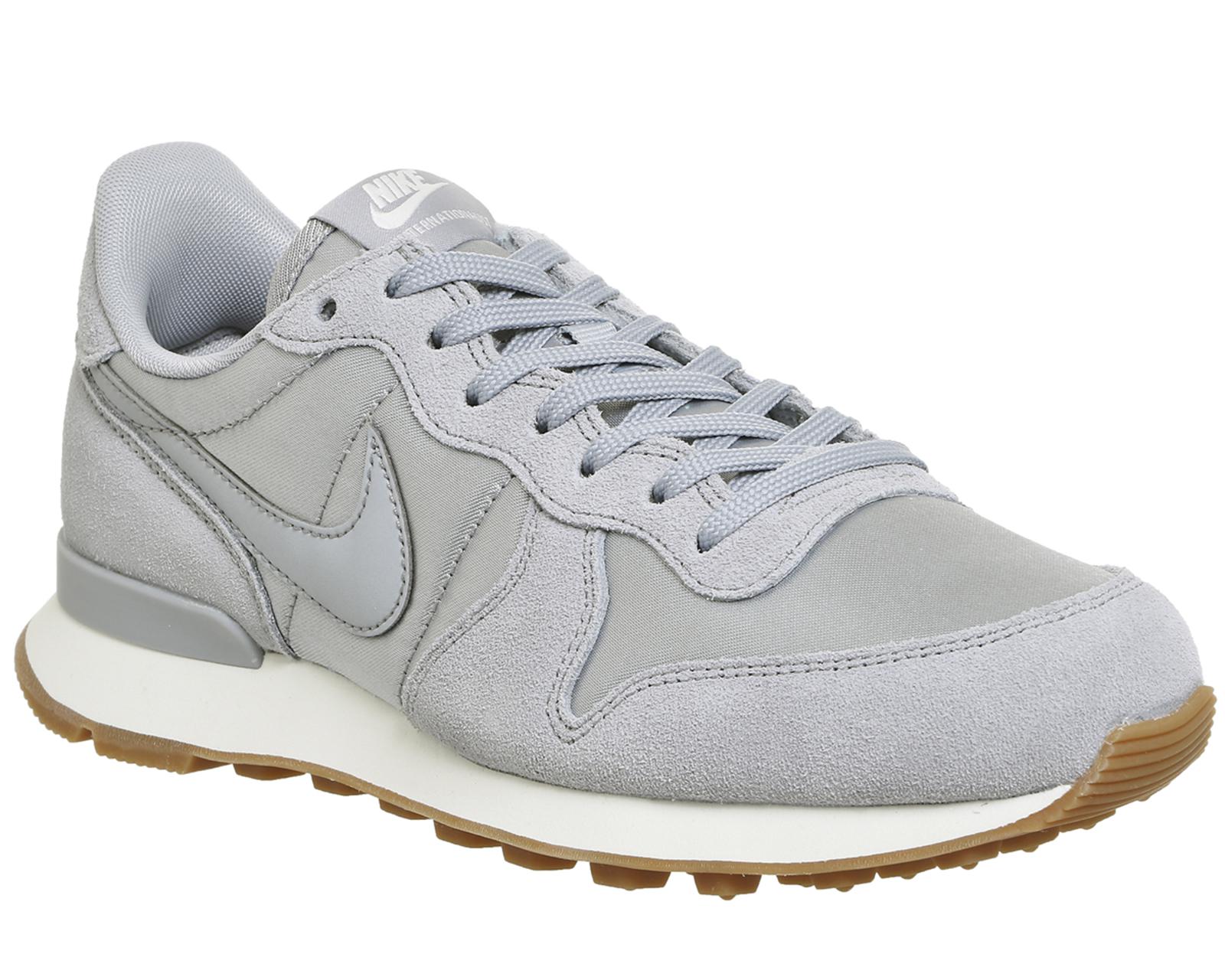 Nike Suede Internationalist Trainers in Gray for Men Lyst