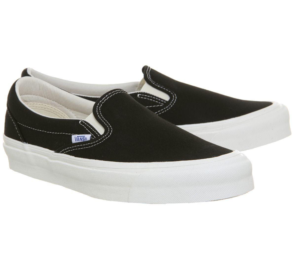 vans og slip on black