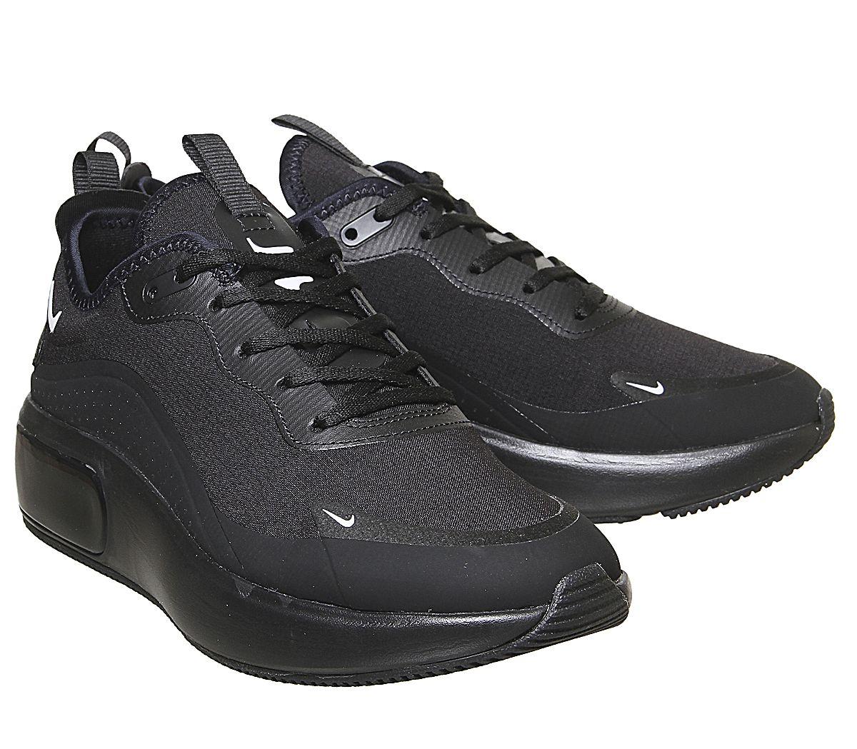 air max dia trainers black metallic platinum black