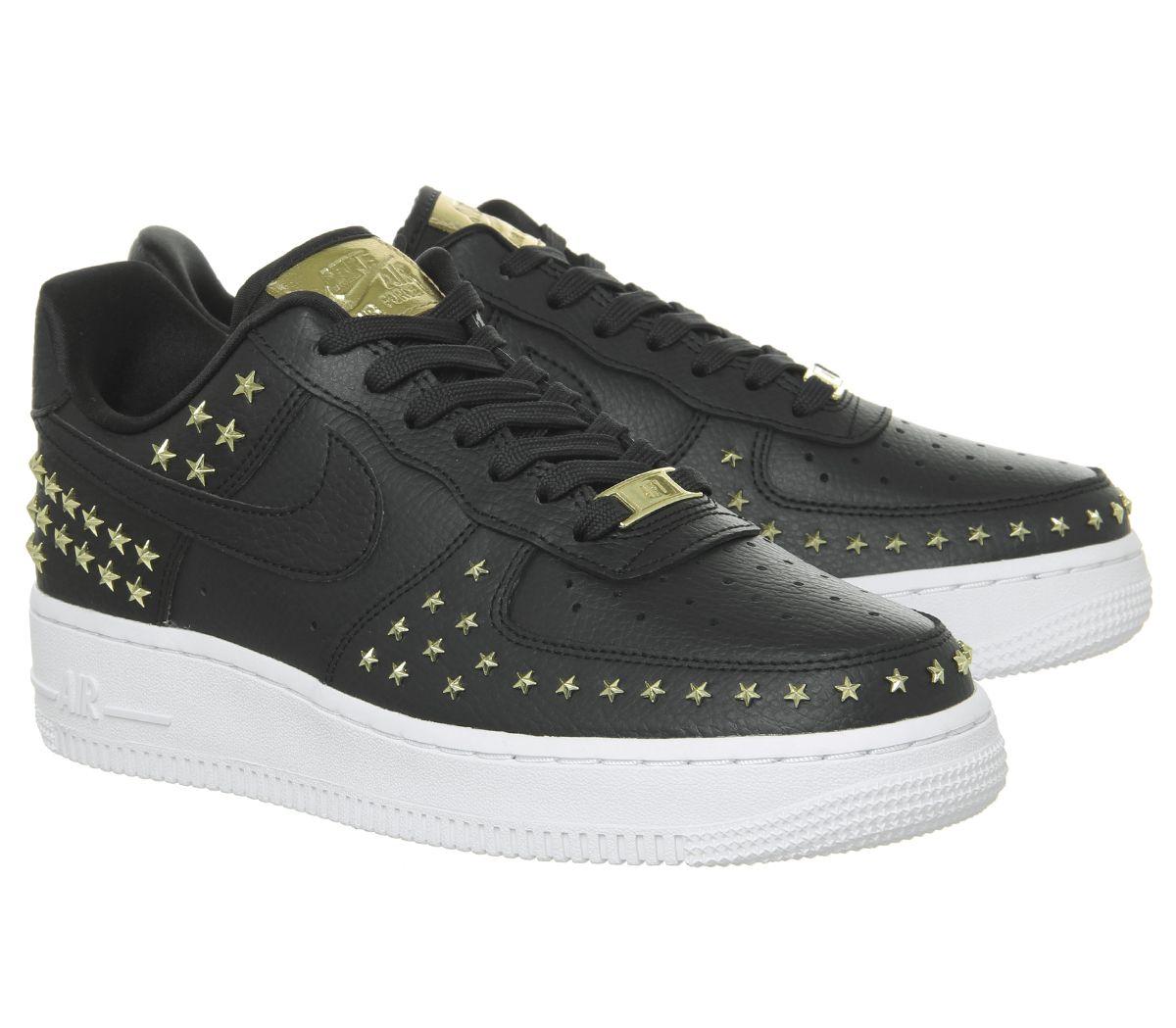 nike air force 1 07 trainers white star stud