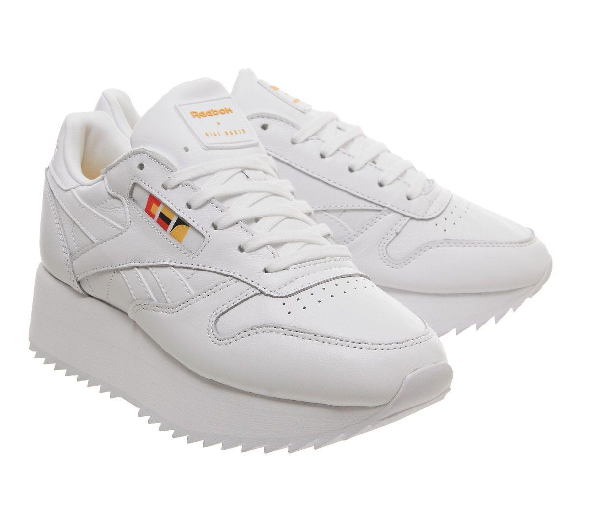 reebok platform trainers