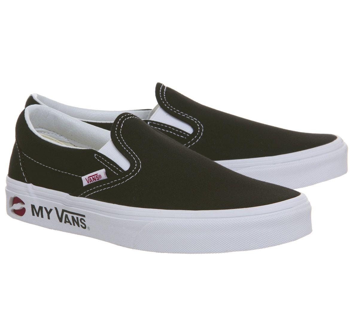 vans slip on trainers