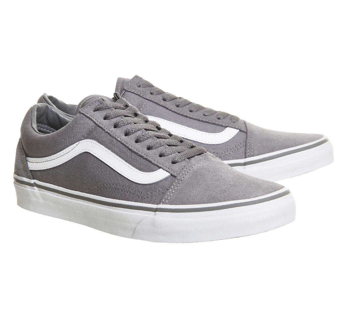 vans grey platform