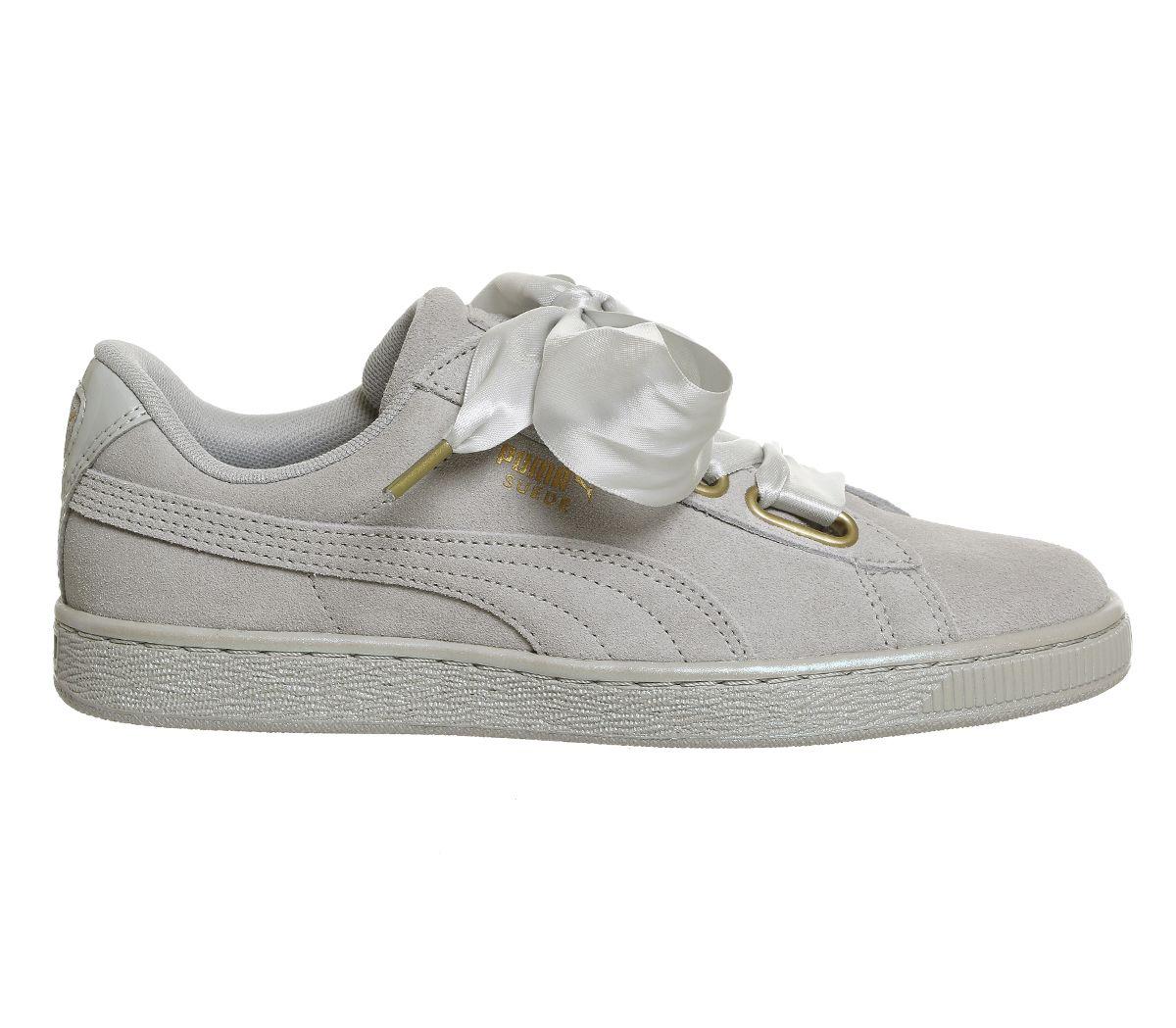 PUMA Suede Heart in Grey (Gray) - Lyst