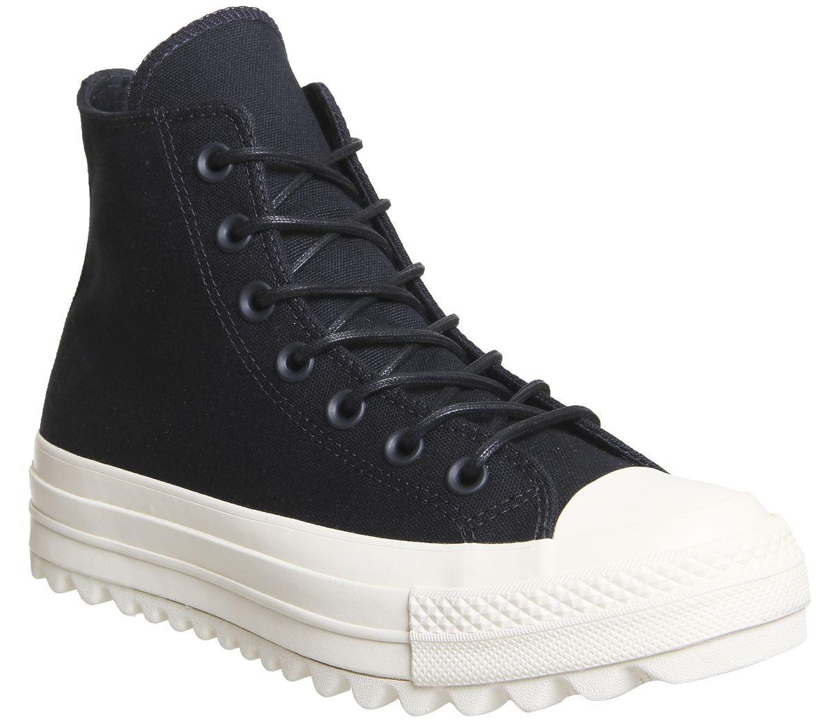 converse lift ripple high cream