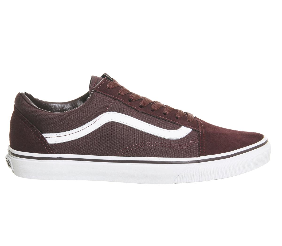 vans old skool iron brown