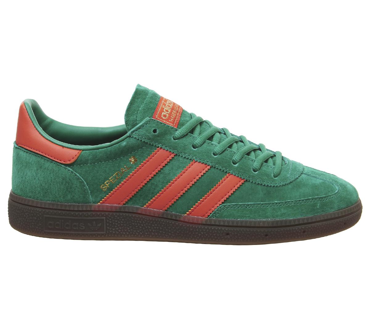 adidas green handball spezial trainers