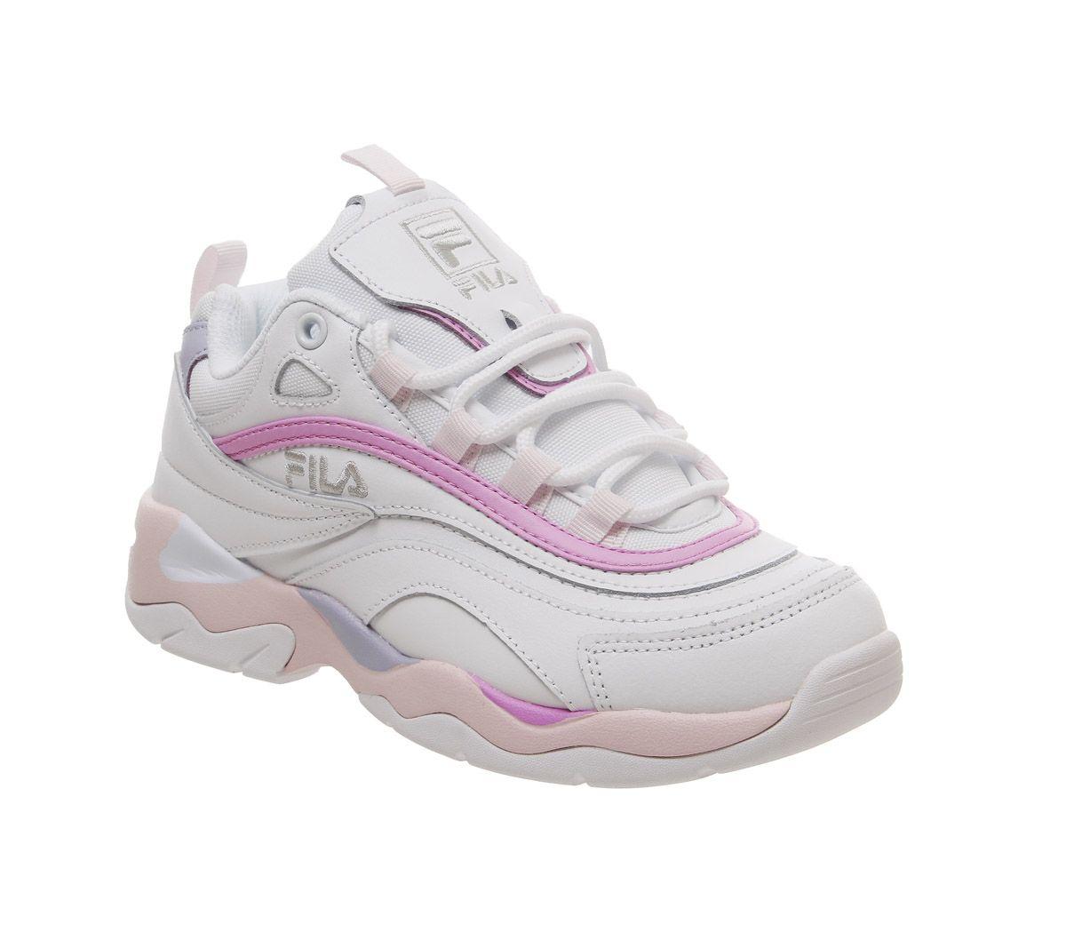 fila ray pink trainers