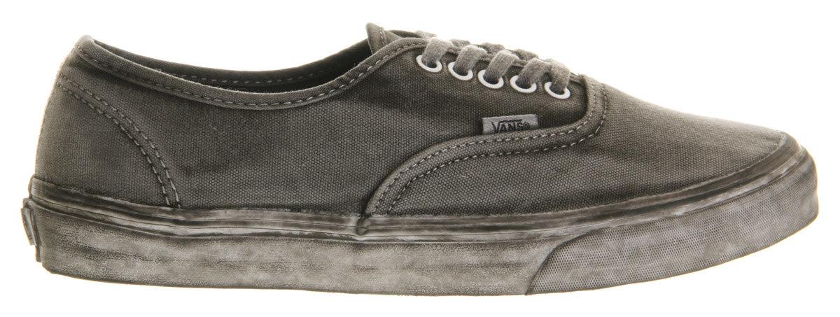 vans authentic ca overwashed black