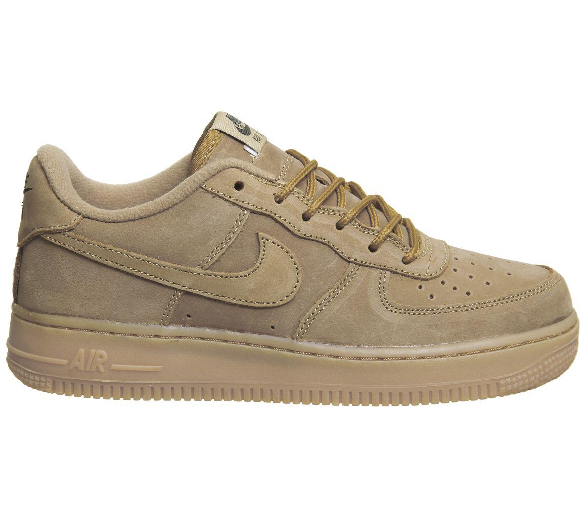 Nike Suede Air Force 1 Trainers in Brown - Lyst