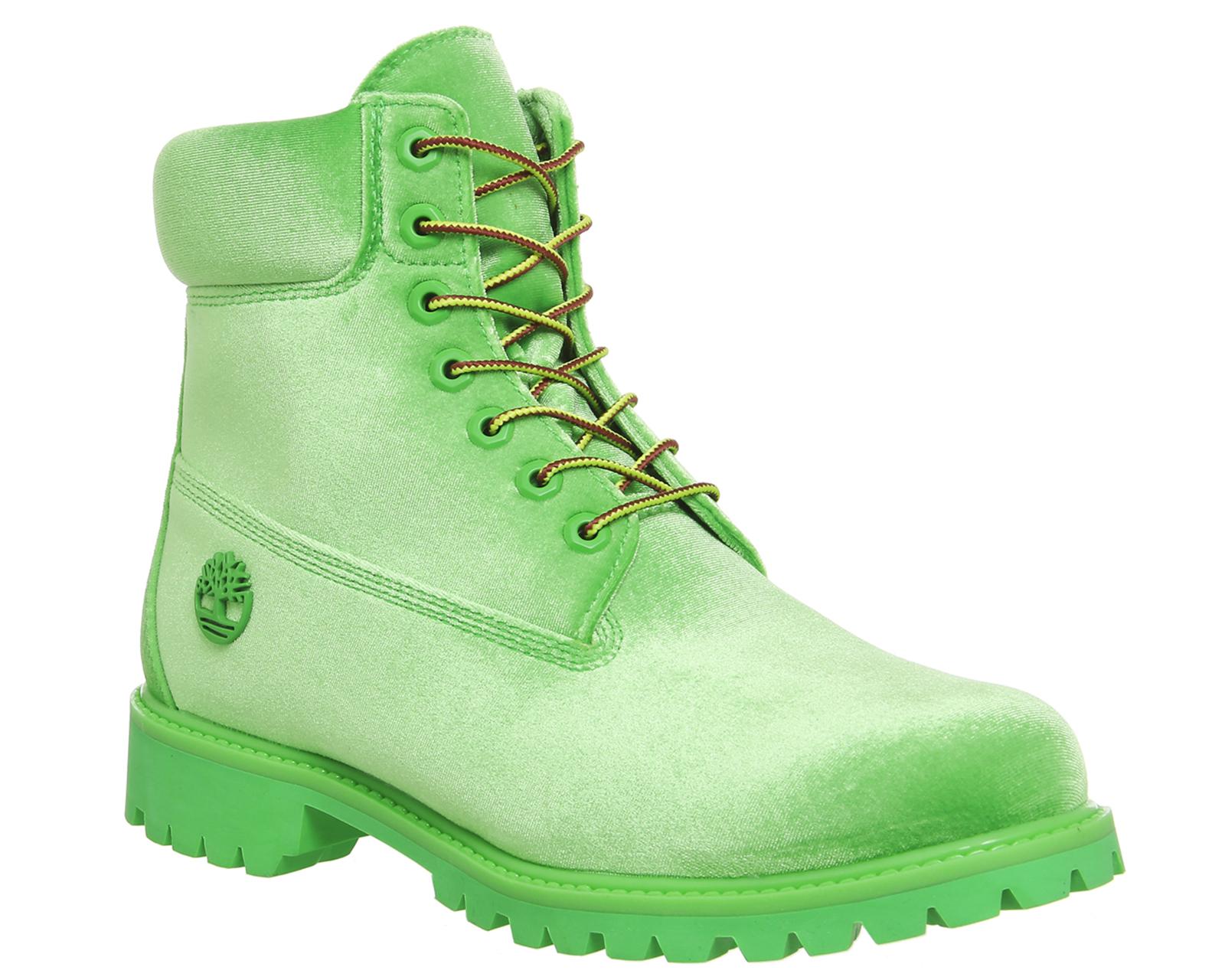 green off white timbs