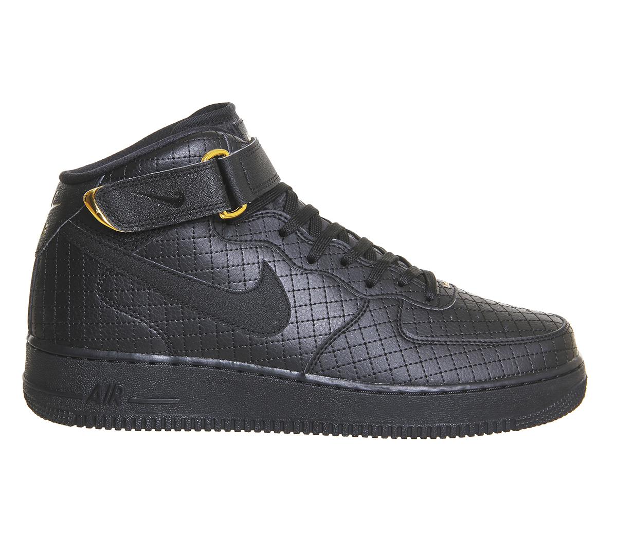 Nike Air Force 1 Mid Lv8 In Black Black 07 Black For Men Lyst
