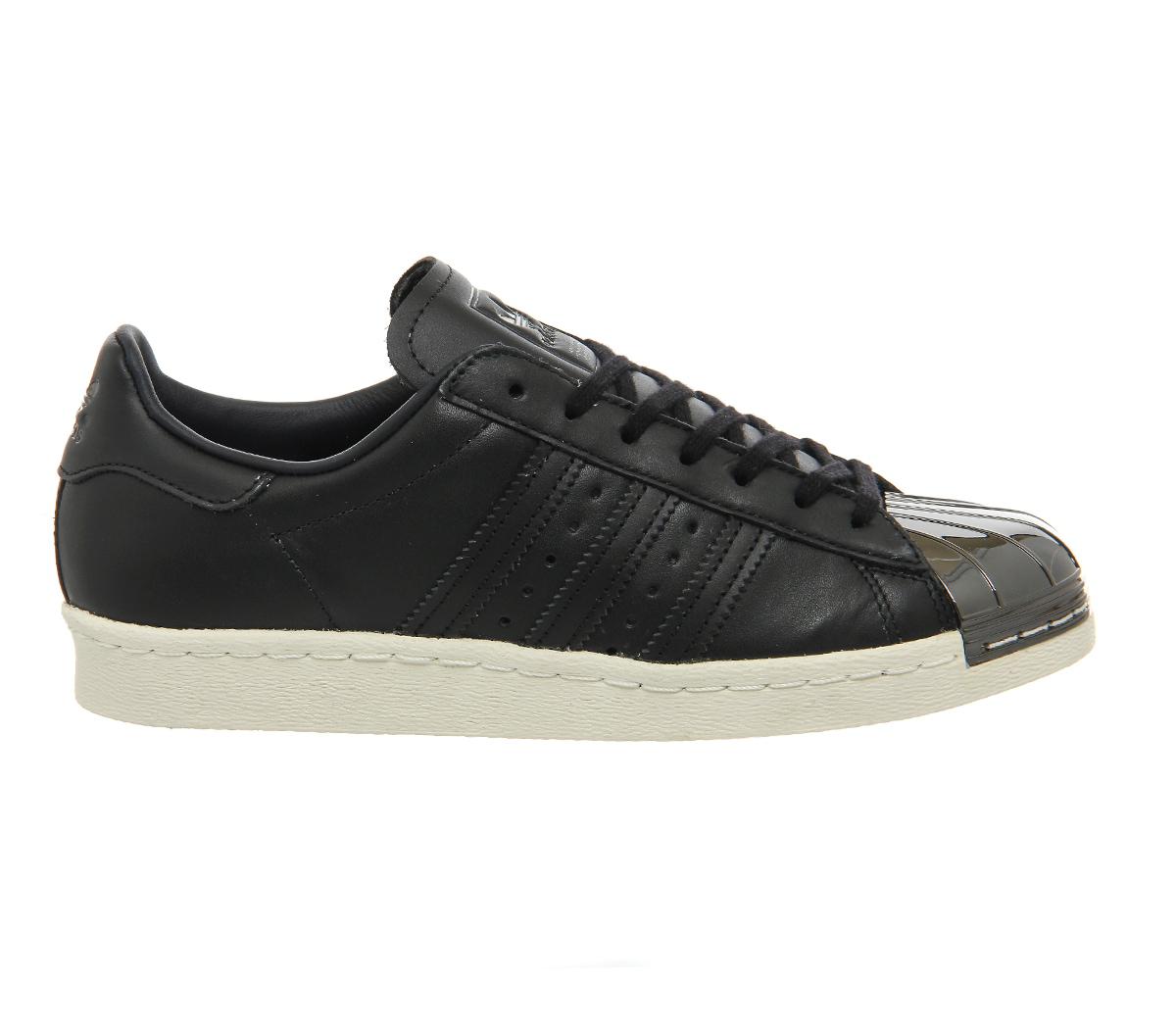 adidas black superstar 80s metal toe trainers adidas black superstar 80s metal toe trainers