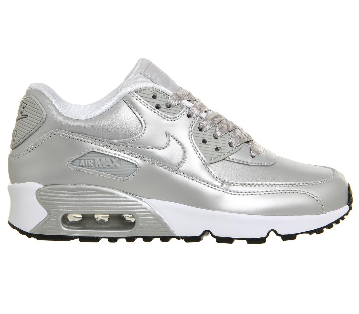 womens silver air max