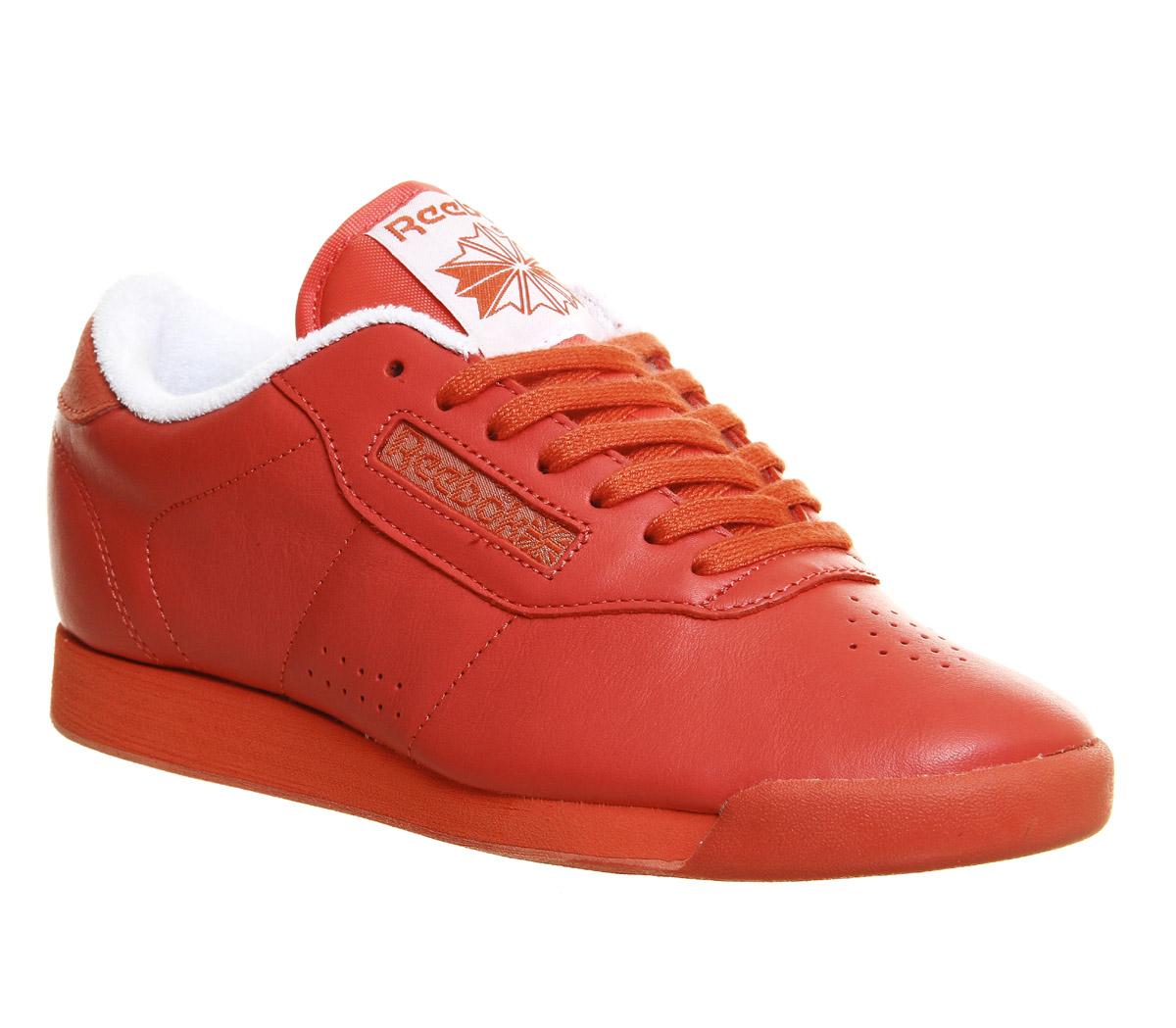Reebok Synthetic Princess Trainers in Red - Lyst