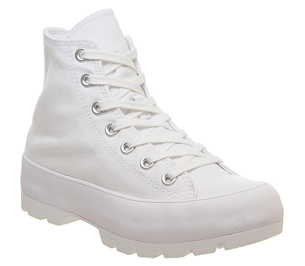 white chuck taylor all star lugged high top