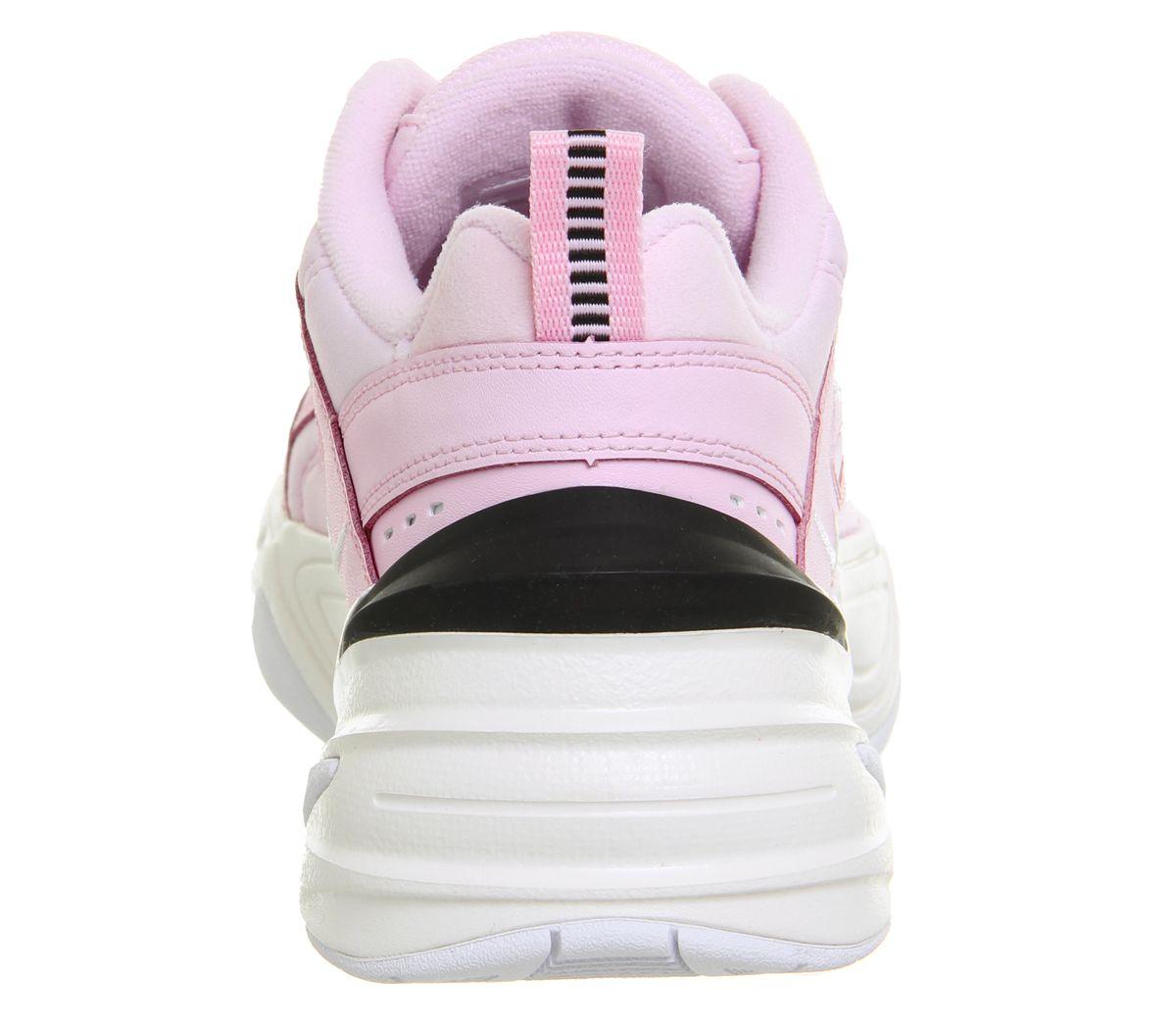 nike m2k tekno trainers in pink