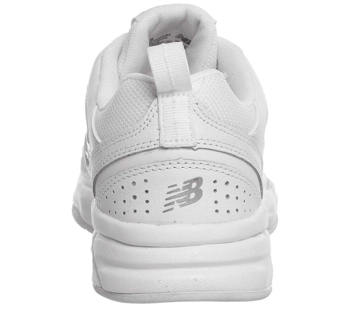 new balance 624 white chunky trainers