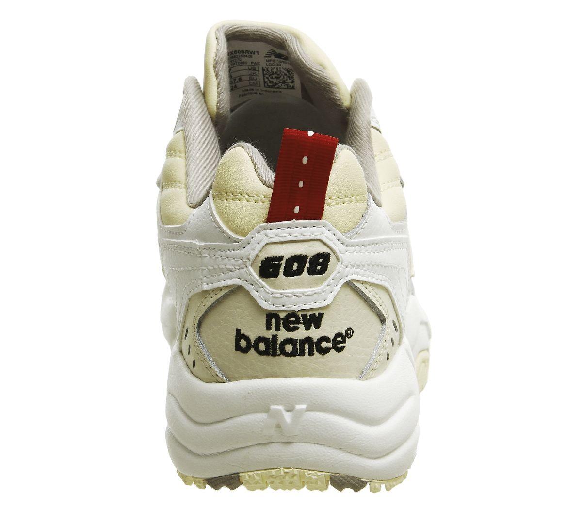 new balance 608 trainers white cream