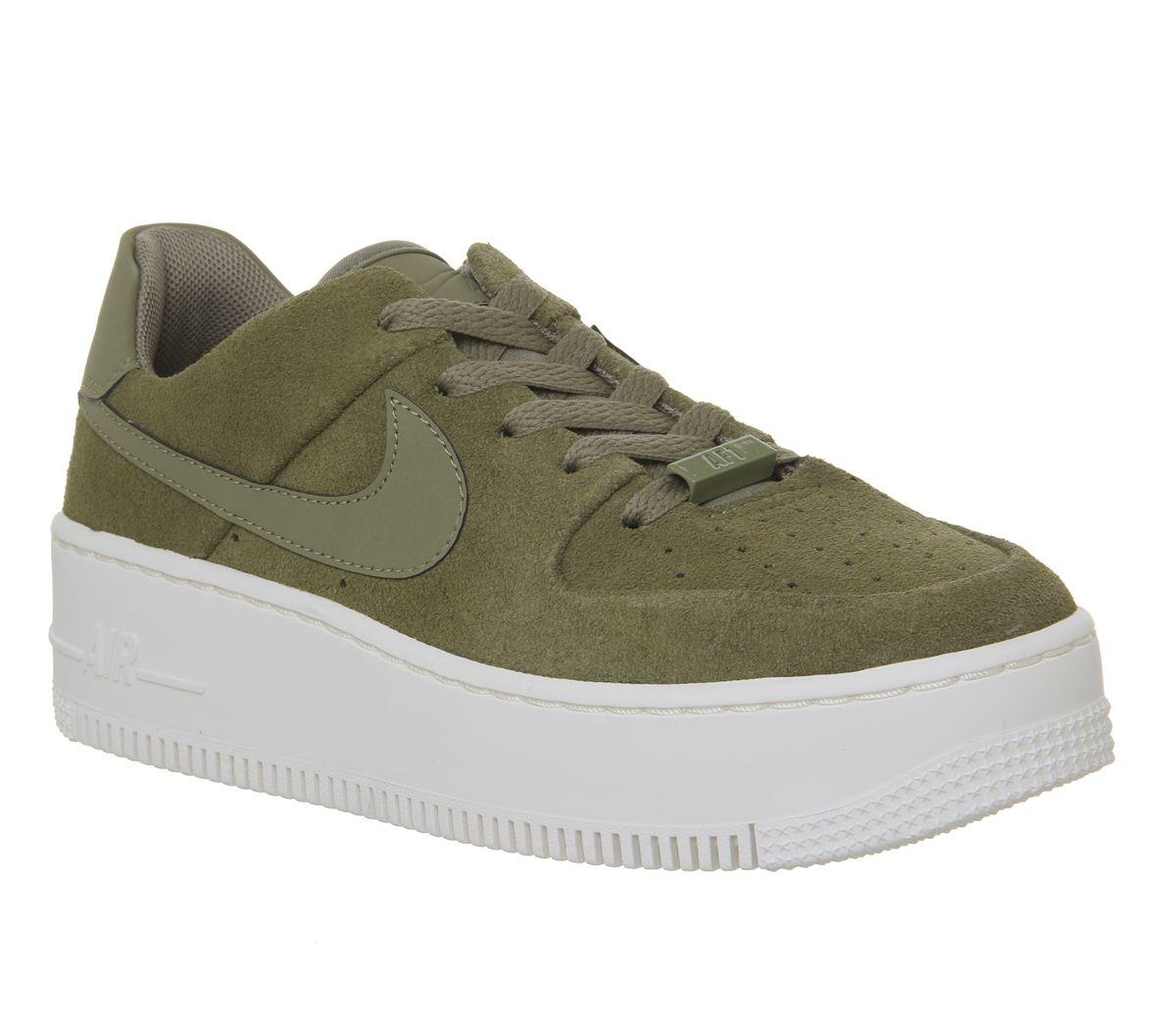 nike air force 1 sage suede