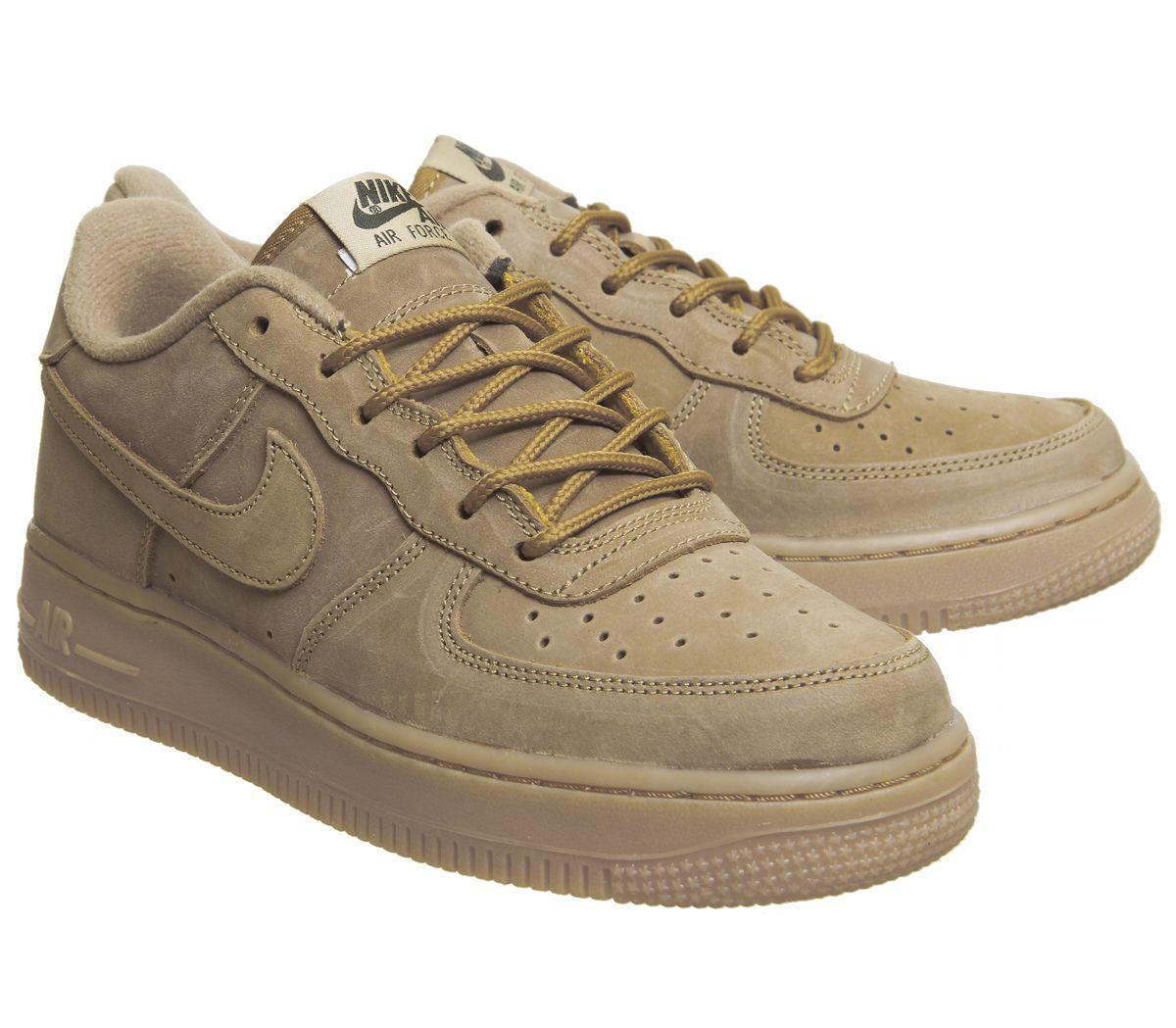 Nike Suede Air Force 1 Trainers in Brown - Lyst