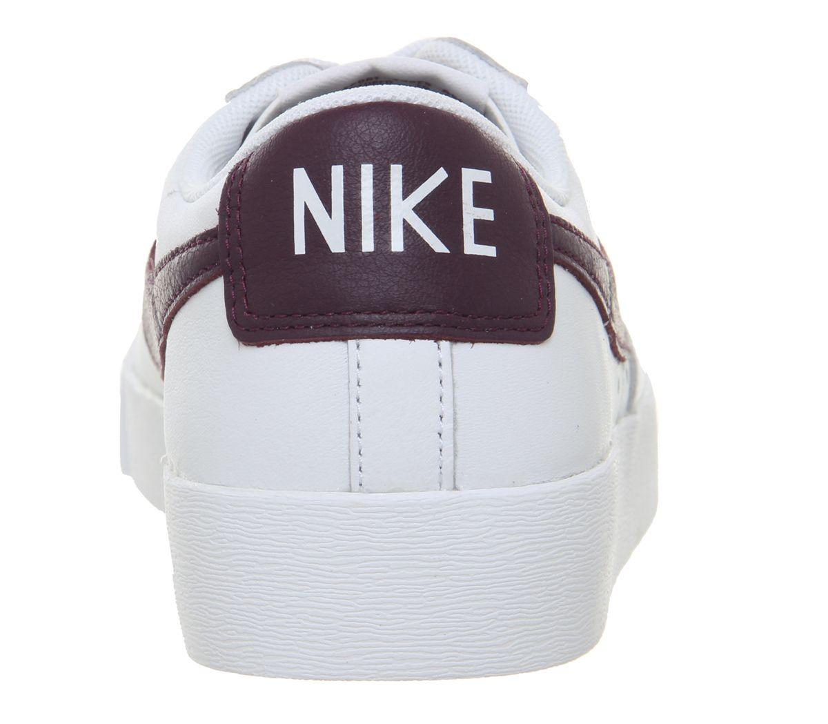 Nike Leather Blazer Low F in White Bordeaux White f (White) - Lyst