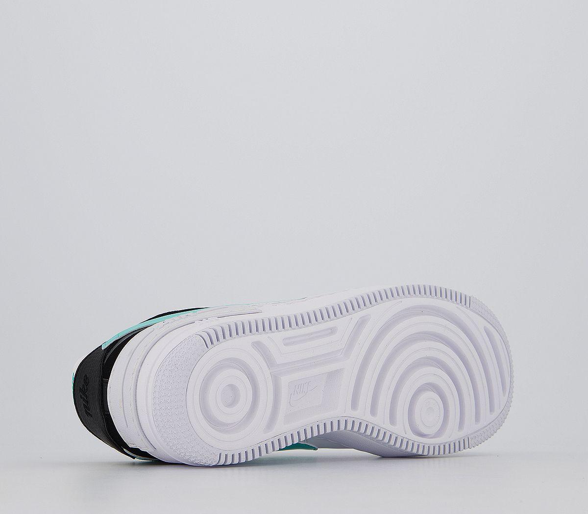 nike air force 1 shadow trainers white aurora green black