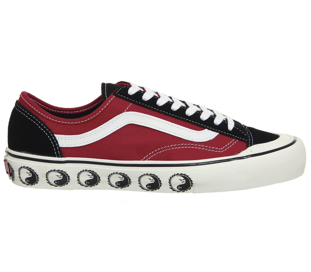 vans style 36 decon sf red